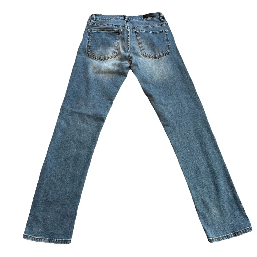 Kenneth Cole NY Slim Fit Jeans Mens Tag‎ 30x32 Light Wash Blue Denim